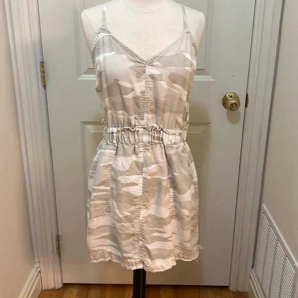 Splendid Tan Camo Sundress - Picture 1 of 5